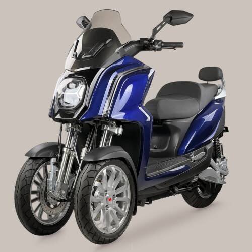 Frison 3RS+ bleu trois quart face gauche