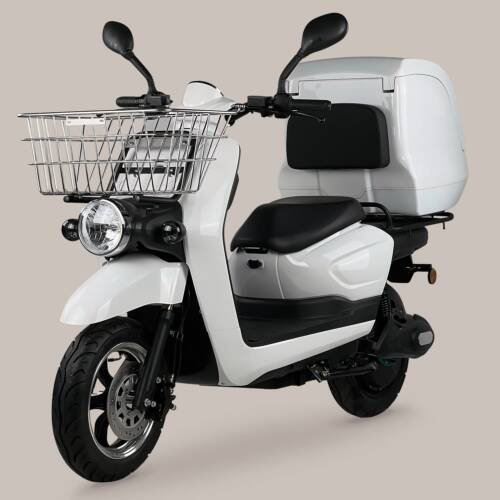 Frison Cargo blanc trois quart face gauche