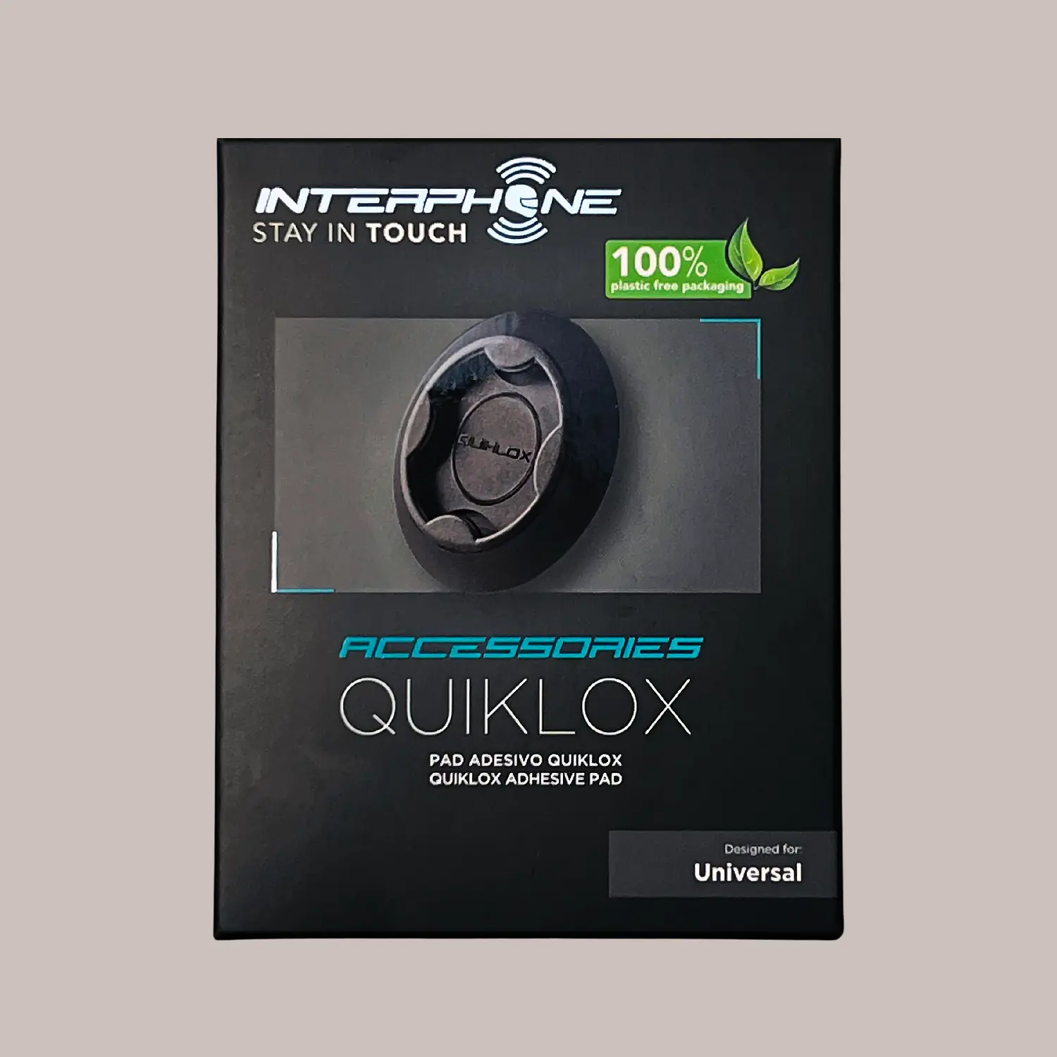 Pad adhésif Interphone Quiklox en boite