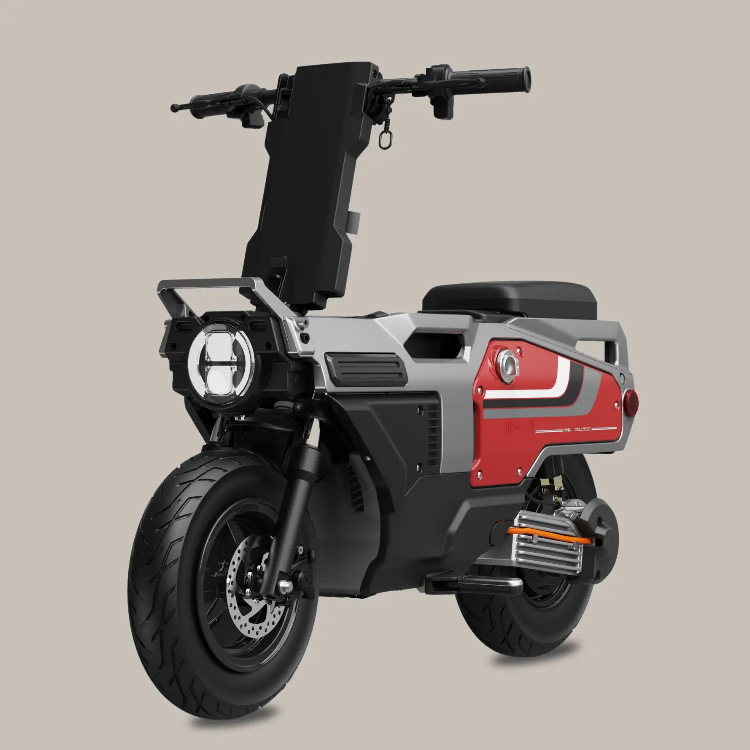 Felo M1 rouge trois quart face gauche